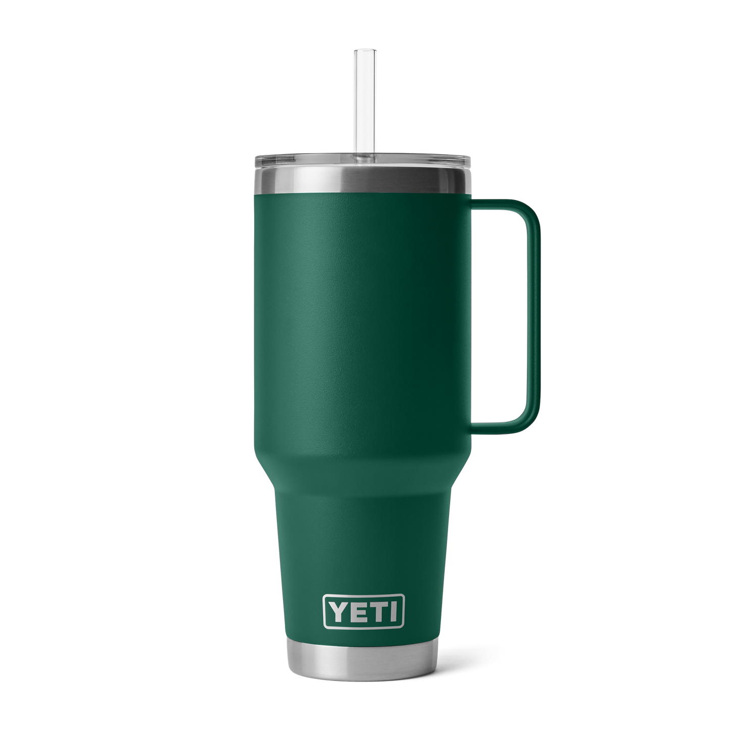 Rambler® 42 oz Straw Mug - Black Forest Green