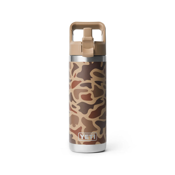 Rambler® 18 oz Straw Water Bottle - Wetlands Camo