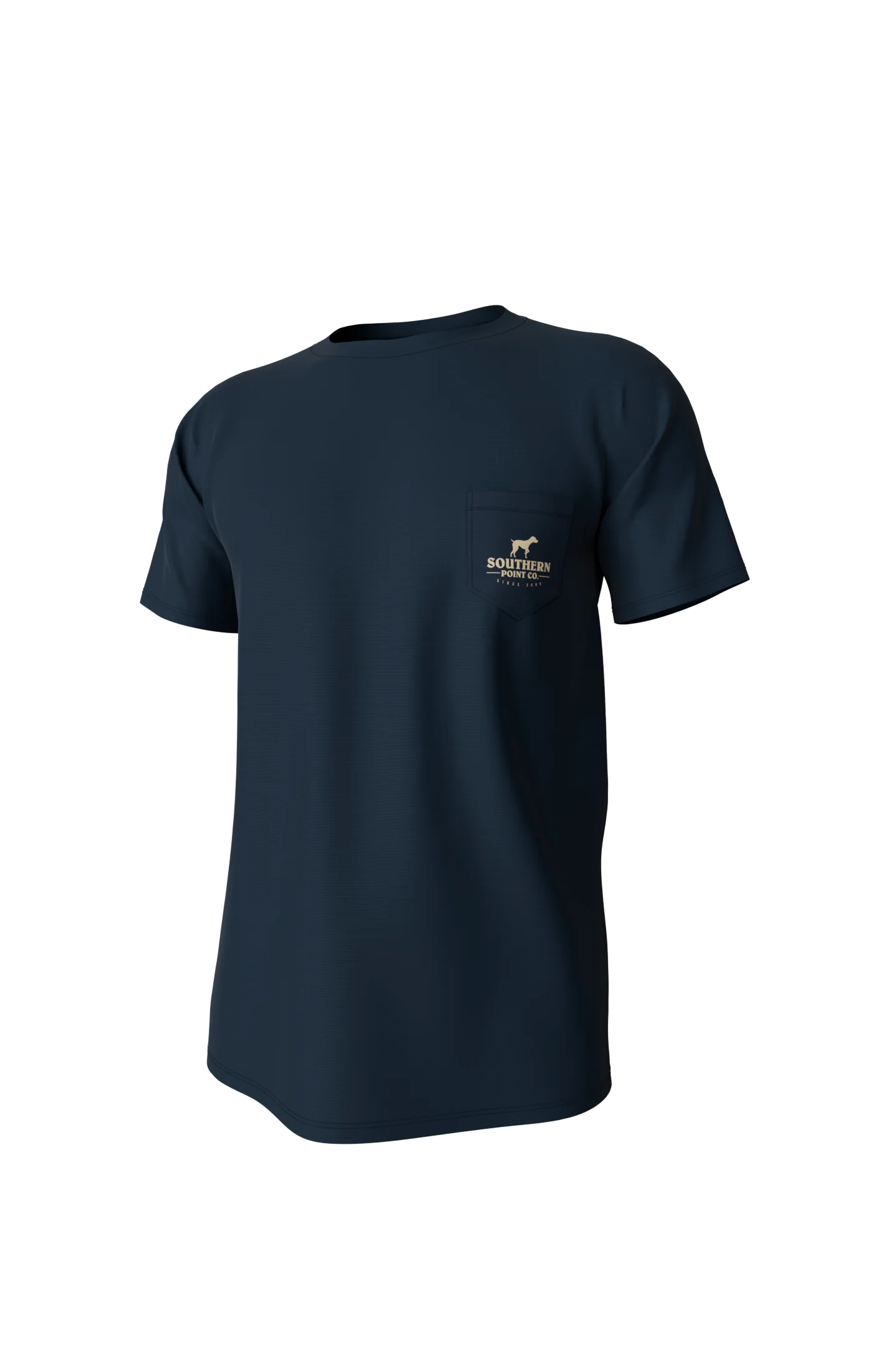 Youth Camo Logo Short Sleeve Pocket Tee - Midnight Navy