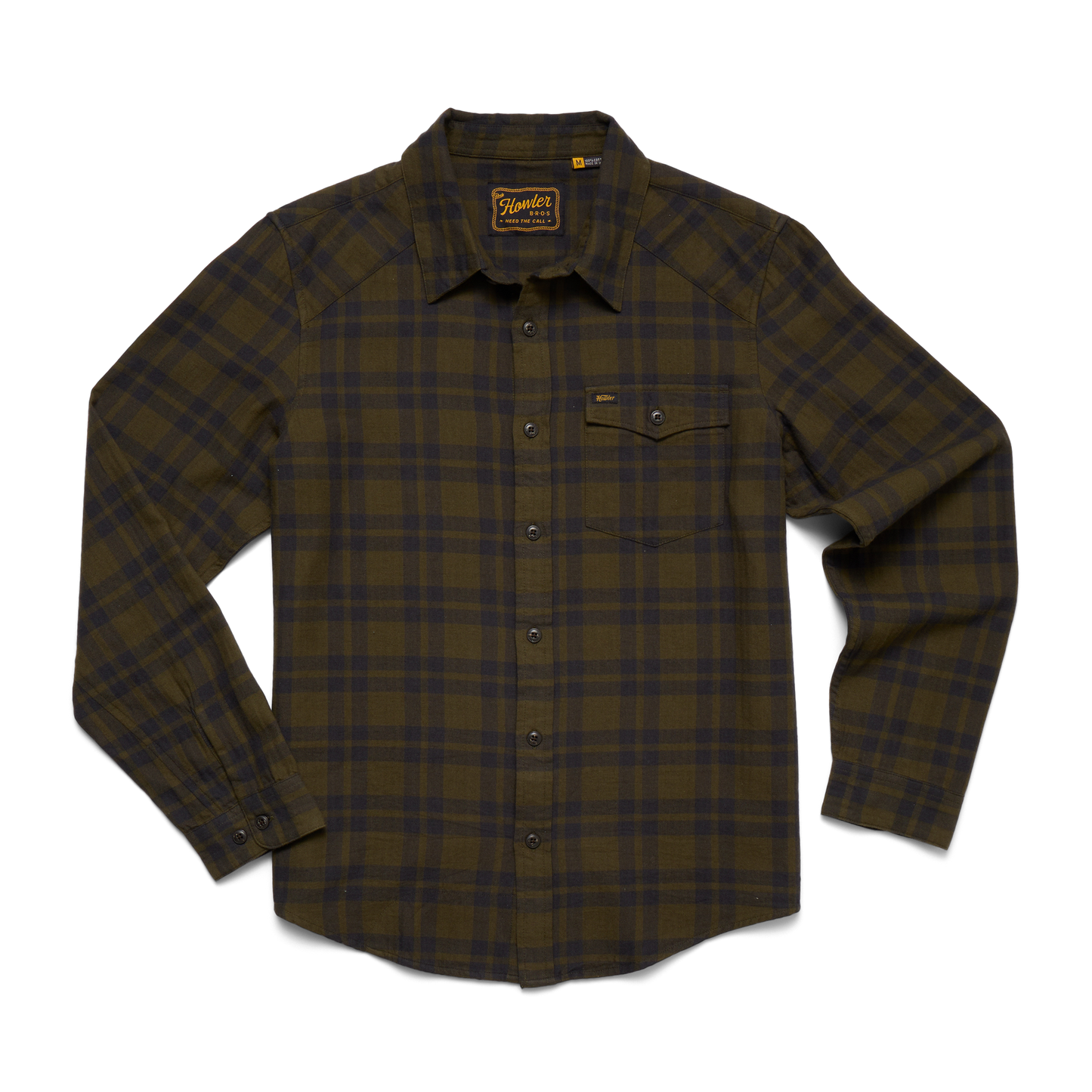 La Grange Lightweight Flannel - Cohen Plaid - Dark Olive