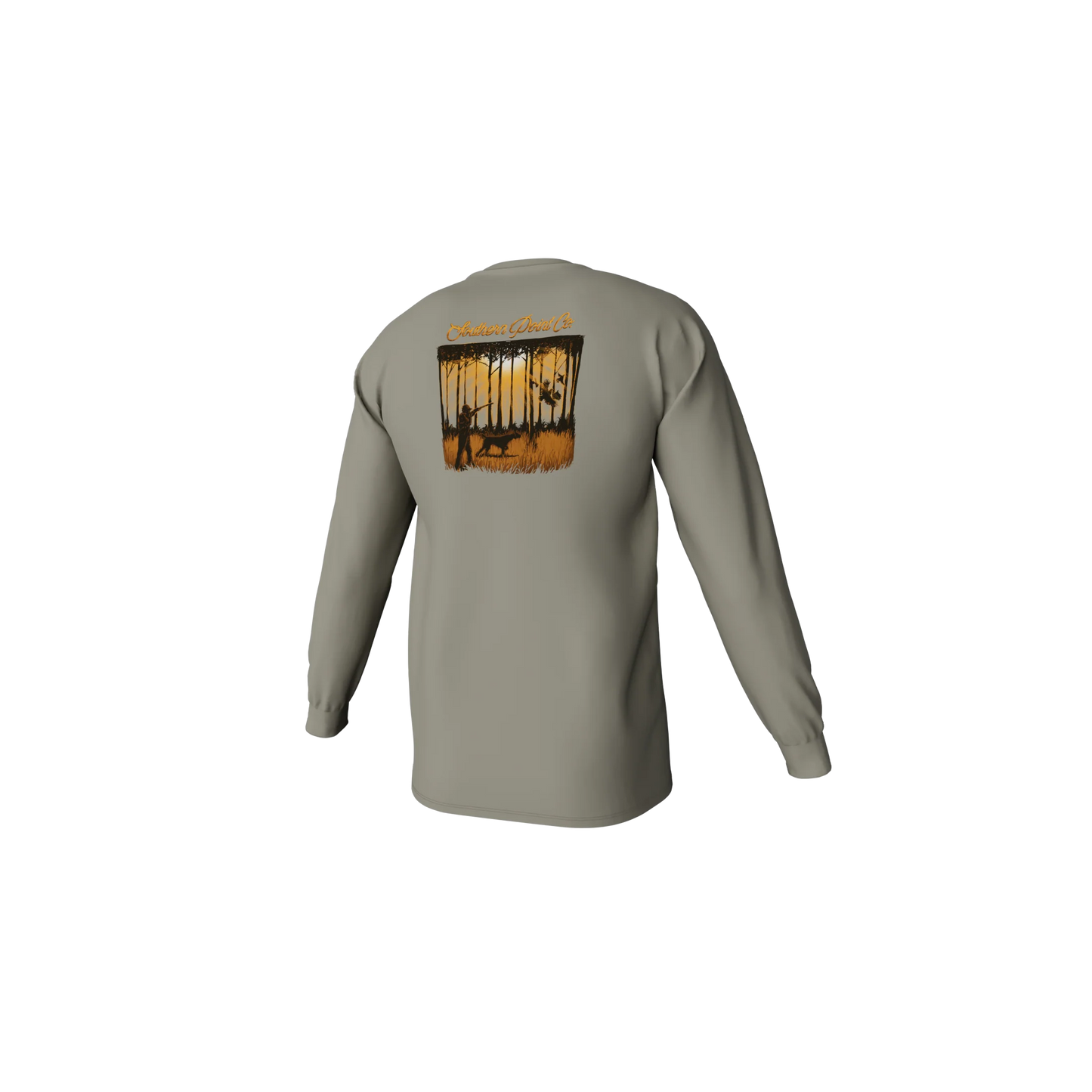 Youth In The Pines Long Sleeve Pocket Tee - Laurel Oak