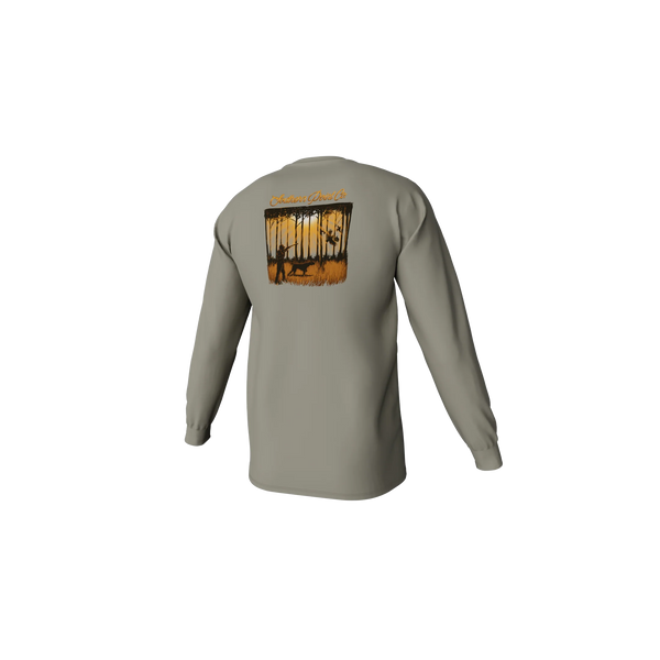 Youth In The Pines Long Sleeve Pocket Tee - Laurel Oak