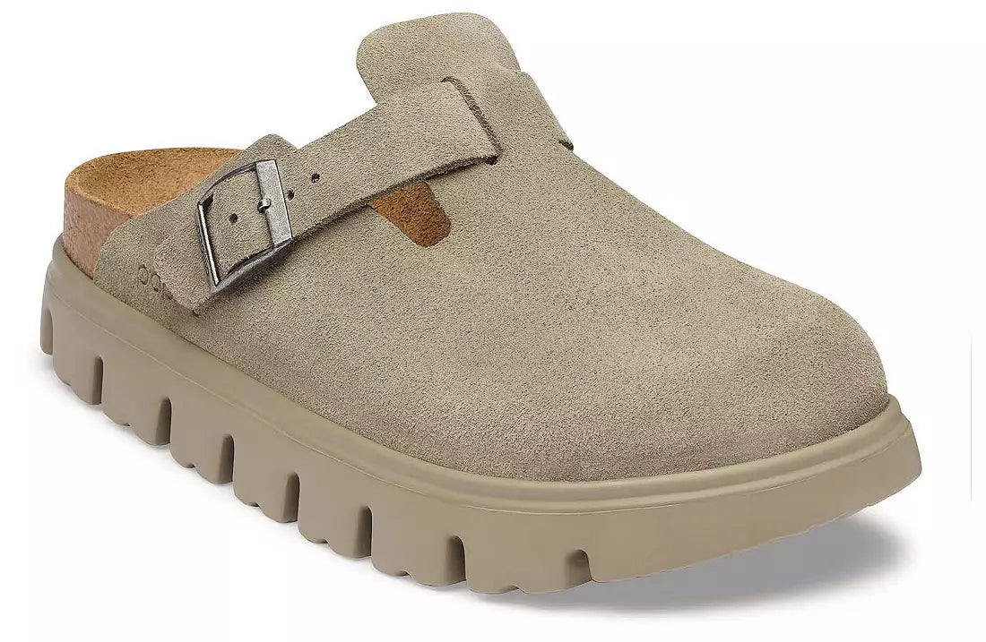Boston Chunky Suede Leather - Taupe