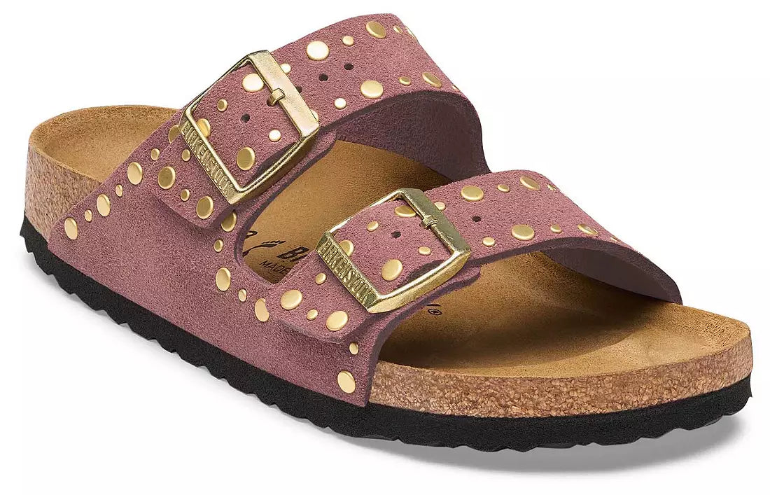 Arizona Rivets Sueded Leather - Pepper