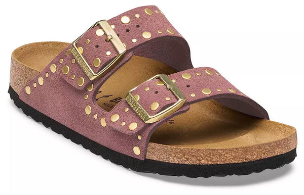 Arizona Rivets Sueded Leather - Pepper