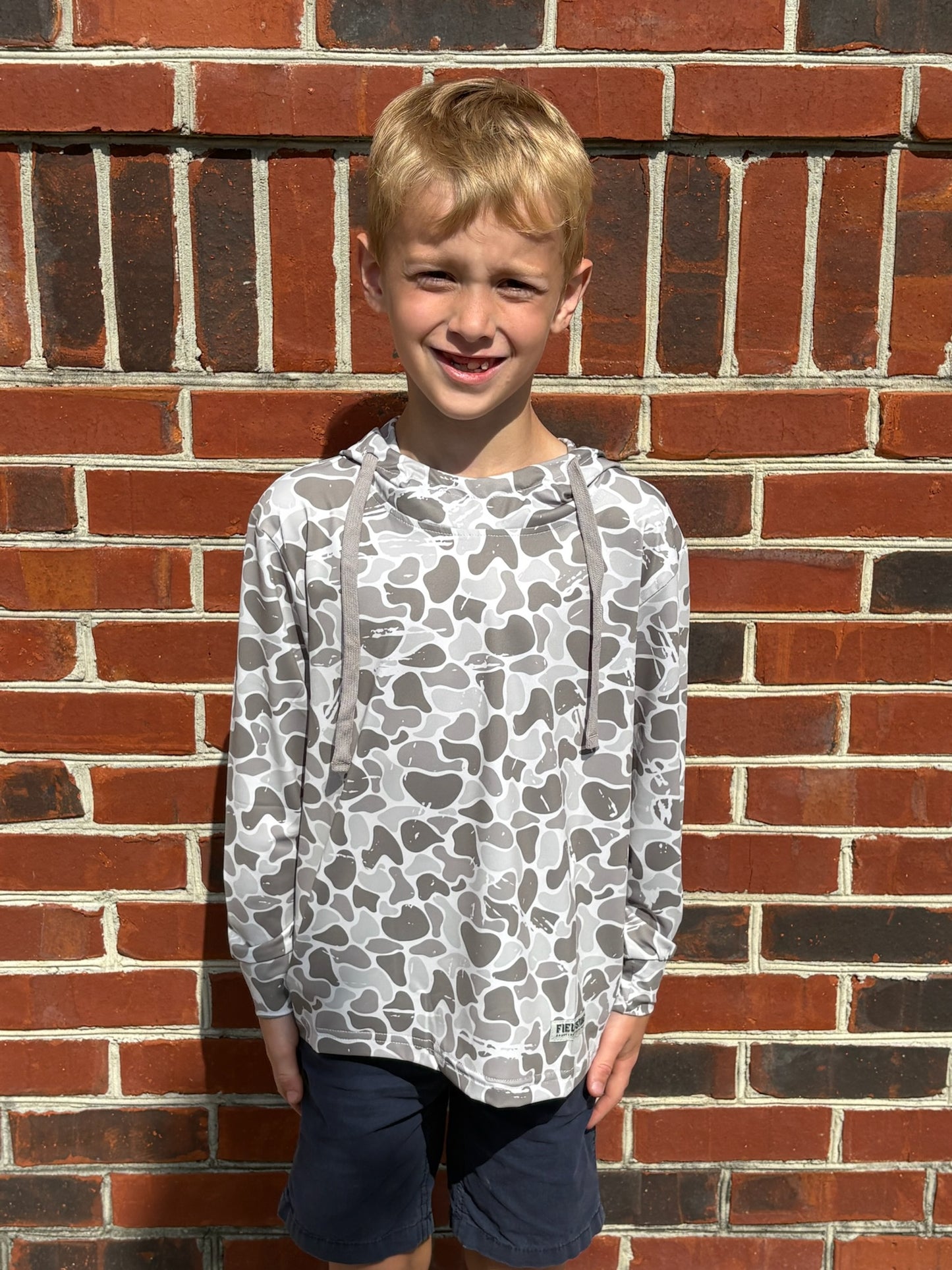 Youth Marsh Camo Performance Hoodie