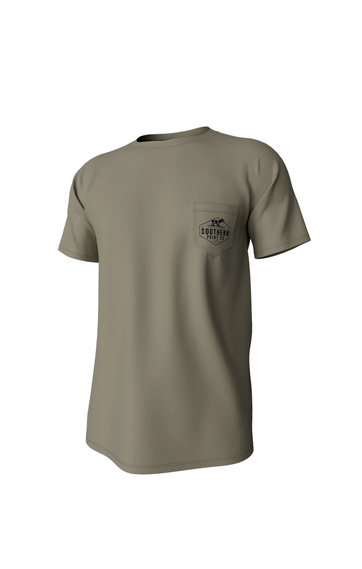 Down South Short Sleeve Pocket Tee - Laural Oak