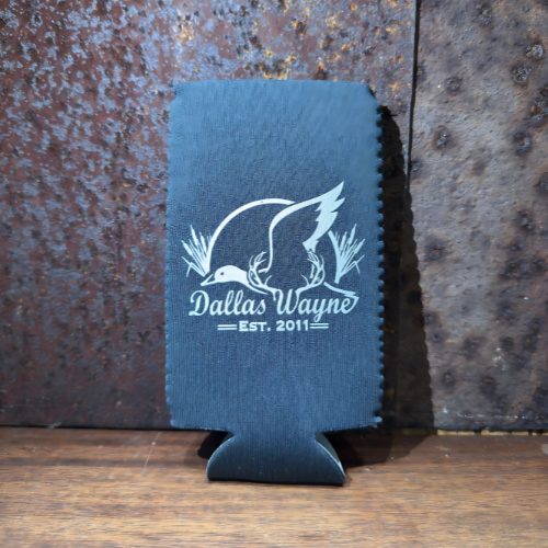 Dallas Wayne Original Logo Slim Koozie