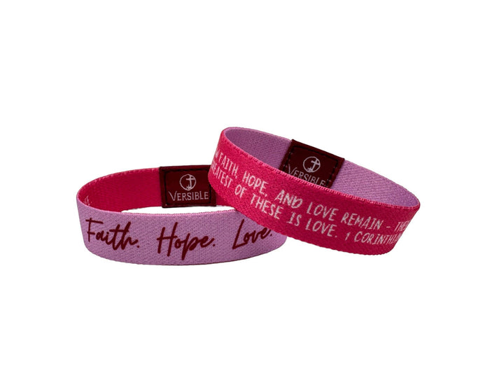 Solid Truths Collection:  Pink - Faith. Hope. Love.