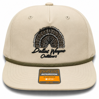 Dallas Wayne Field Hat - Turkey Fan - Sand Dune & Loden