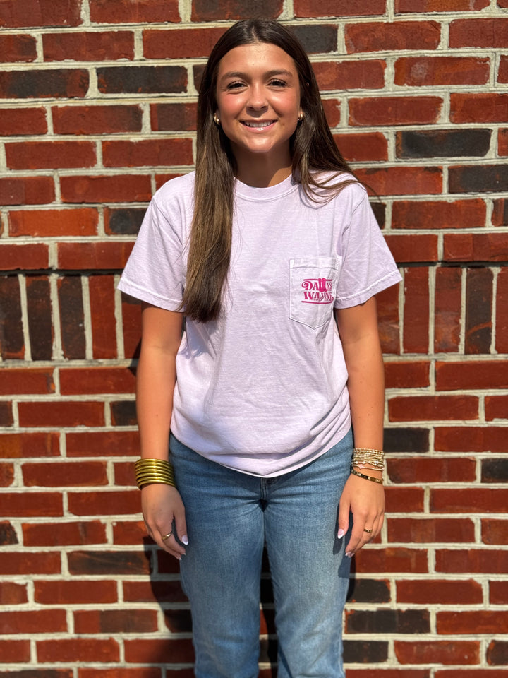 Vintage Boot Logo Tee - Lilac