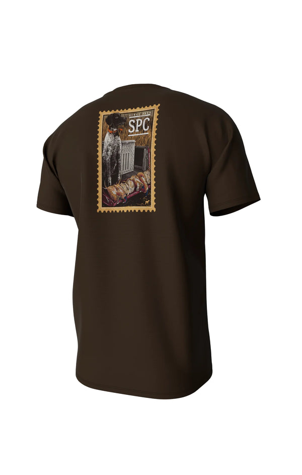 Mixed Bag Short Sleeve Pocket Tee - Gunstock