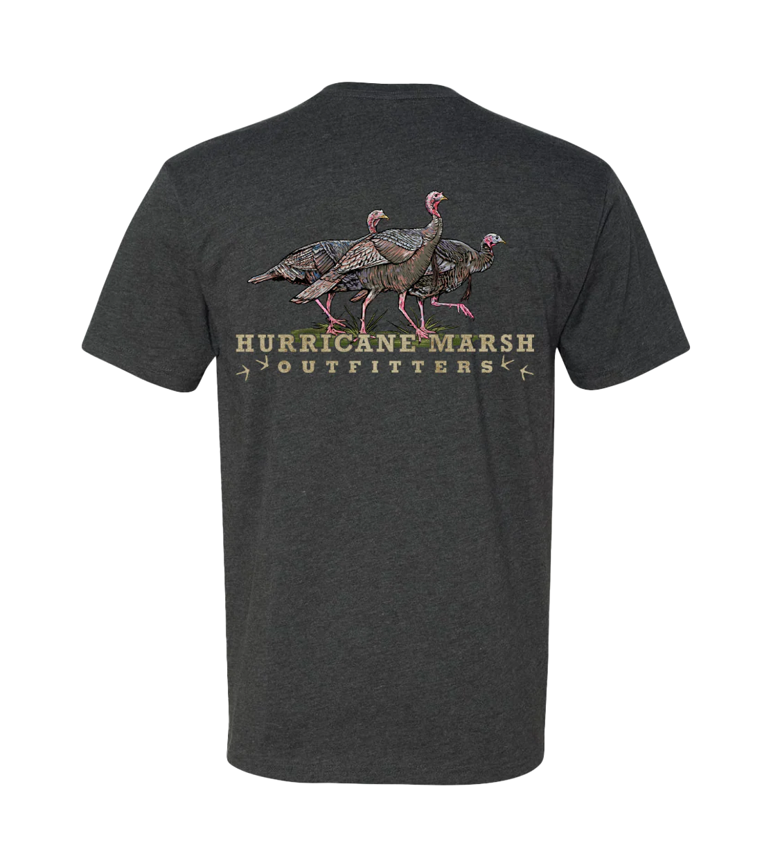 Tres Pavos Tee - Charcoal Grey