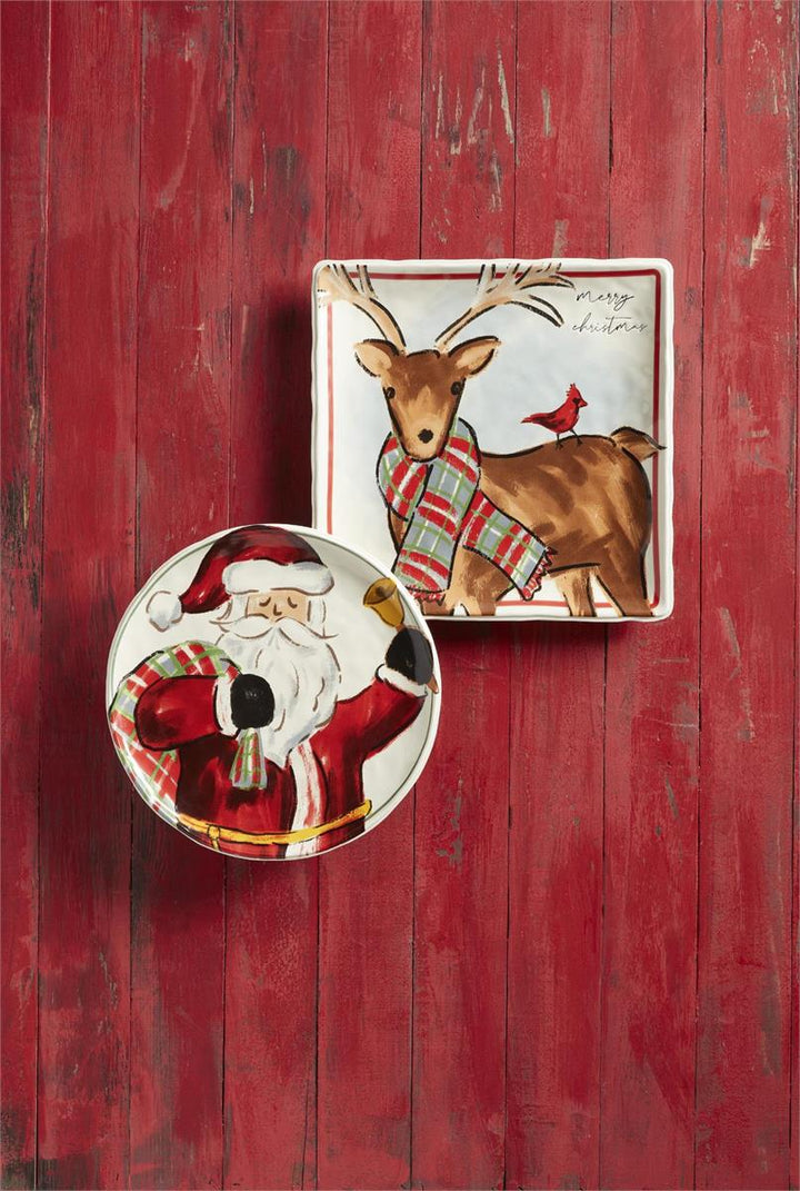 Santa & Deer Platter