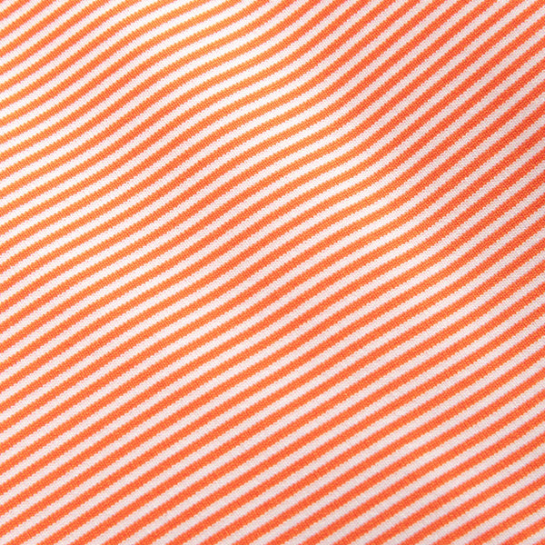 Club Pinstripe Performance Polo - Orange