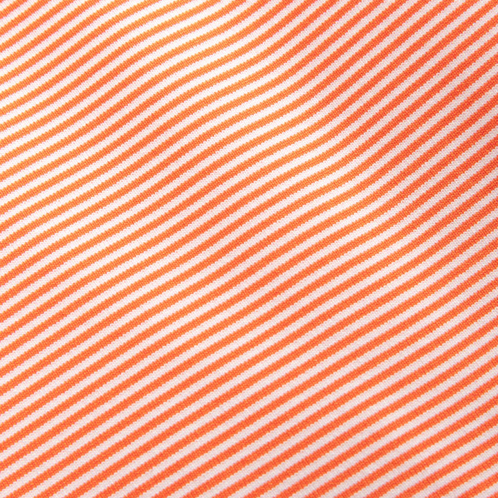 Club Pinstripe Performance Polo - Orange