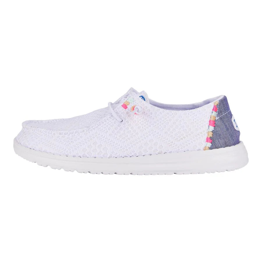 Hey Dude Wendy Boho Crochet - White