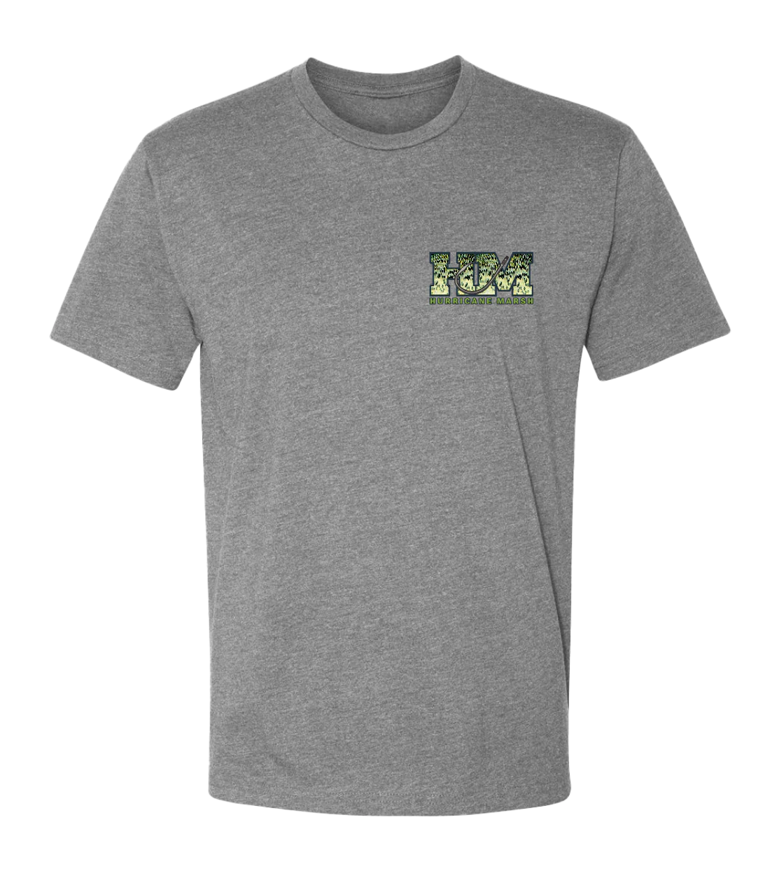 Crappie Tee - Dark Heather Grey
