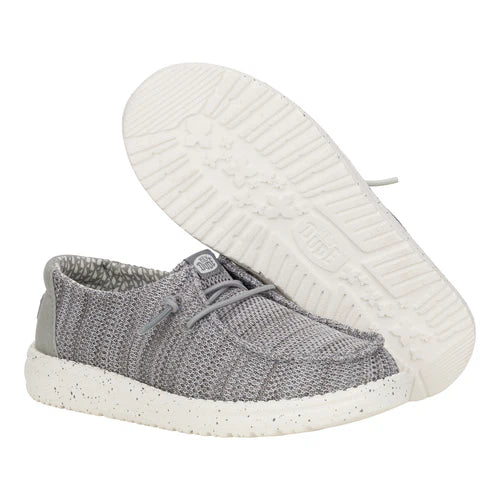 Wally Youth Stretch Mesh- Grey