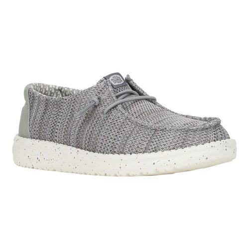 Wally Youth Stretch Mesh- Grey