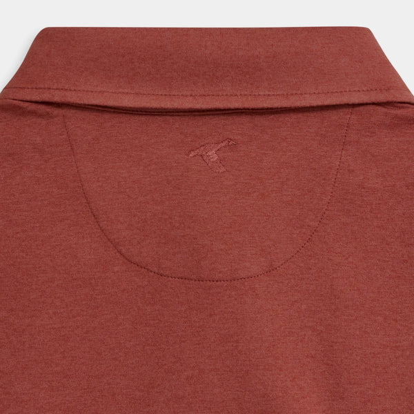 Currant Wander Long Sleeve Polo