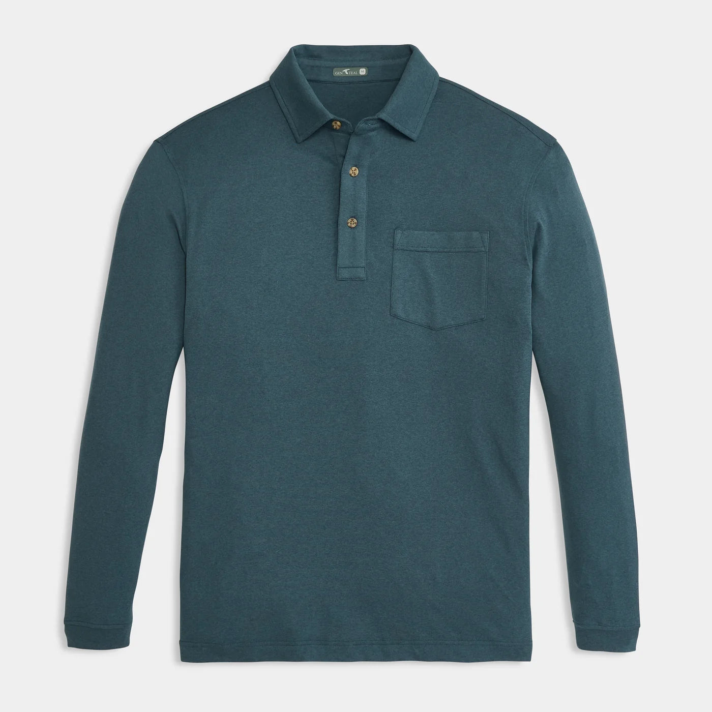 Indigo Wander Long Sleeve Polo