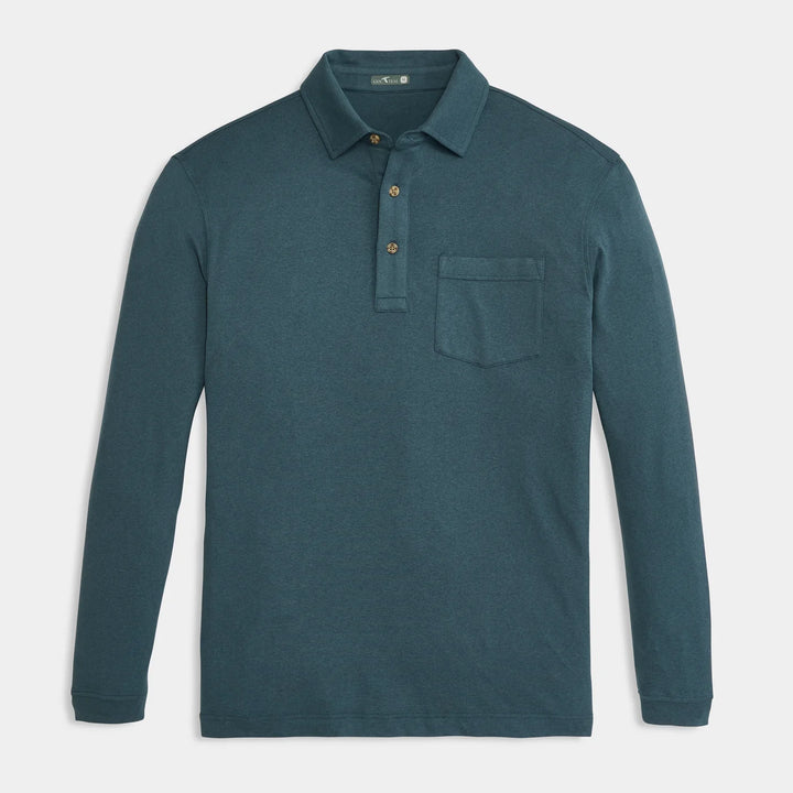 Indigo Wander Long Sleeve Polo