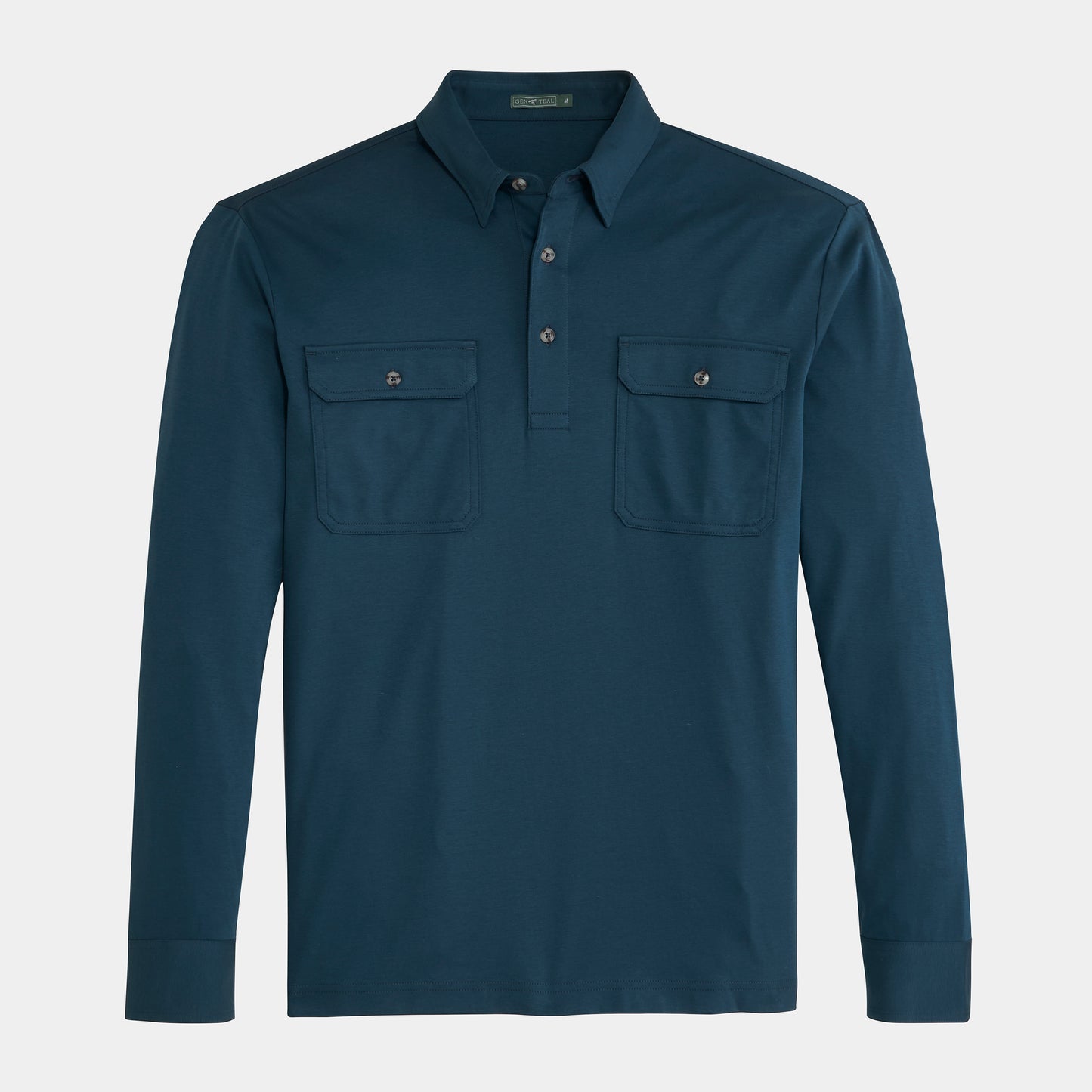 Midnight Long Sleeve Utility Polo