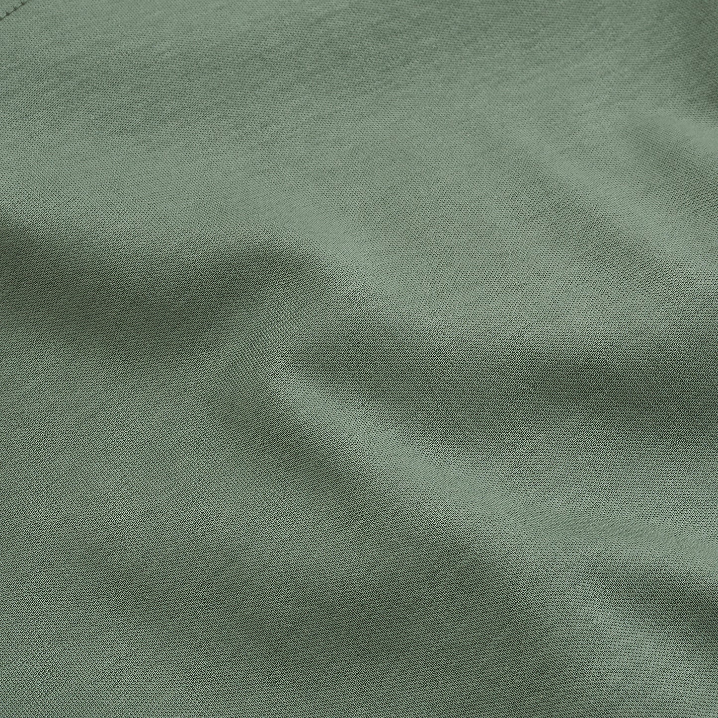 Laurel Green Long Sleeve Utility Polo
