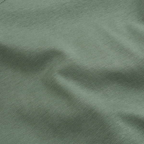 Laurel Green Long Sleeve Utility Polo