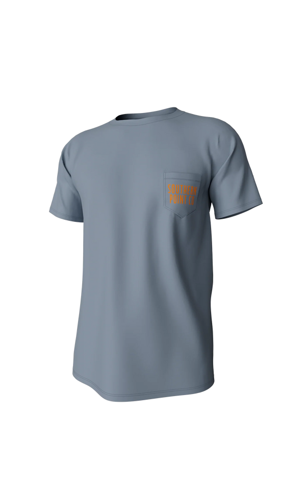 Marsh View Short Sleeve Pocket Tee - Mountain Spring