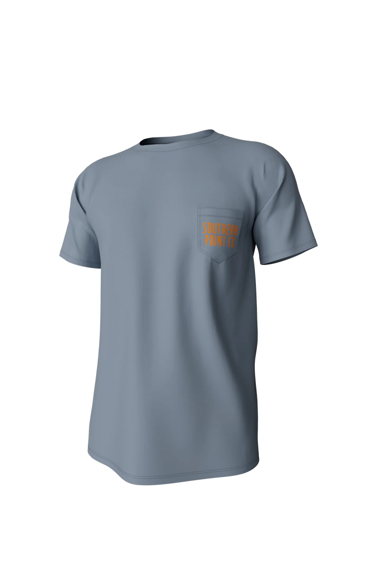 Marsh View Short Sleeve Pocket Tee - Mountain Spring