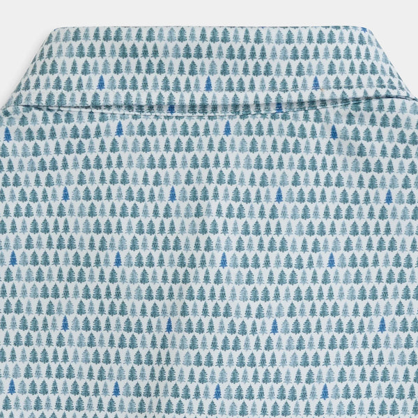 Laurel Green Timberline Printed Performance Polo