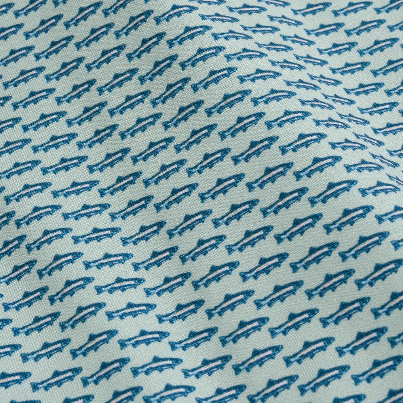 Elm Trout Run Printed Performance Polo