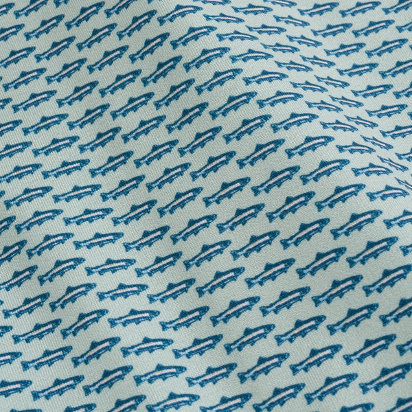 Elm Trout Run Printed Performance Polo