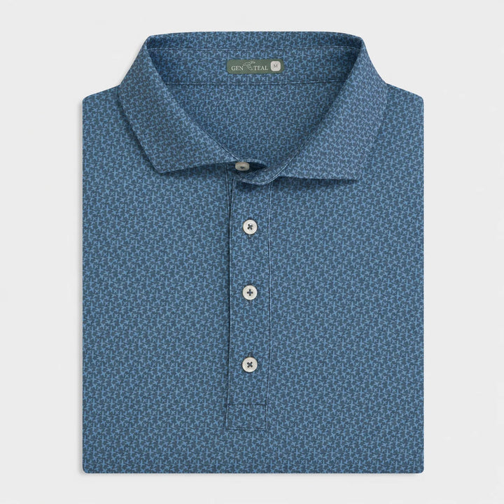 Cobalt Flyway Printed Performance Polo