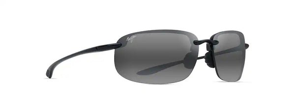 Ho'Okipa XL Glossy Black w/ Neutral Grey Lenses