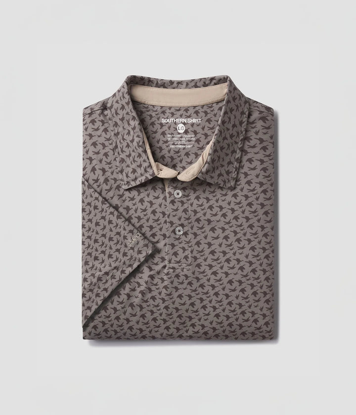 Youth Party Fowl Printed Polo - Rock Ridge