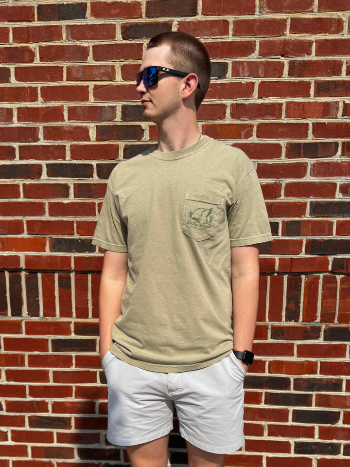 Dallas Wayne Logo Tee - Khaki