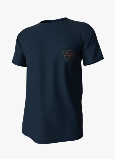 Youth Vintage Circle Greyton Short Sleeve Pocket Tee - Midnight Navy