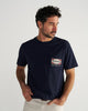 Men's Oval Tecovas Pocket T-Shirt - Navy