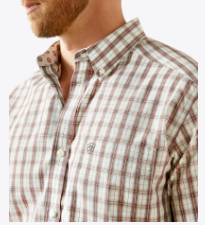 Wrinkle Free Elton Classic Fit Shirt - White