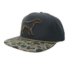 Grey w/ Camo Bill Performance Rope Hat