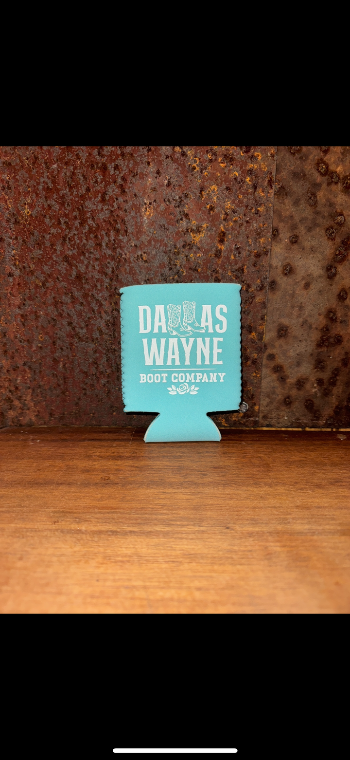 Dallas Wayne Cowgirl Boot Logo Koozie