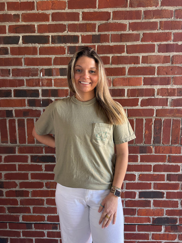 Classic Logo Tee - Khaki