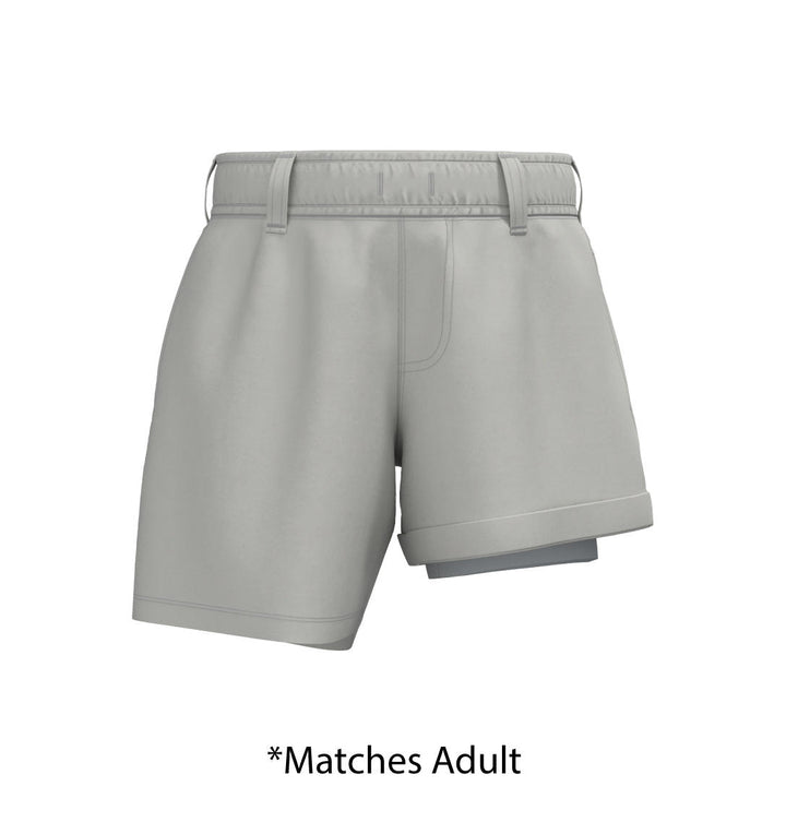 Boys Hybrid Shorts - Cloud