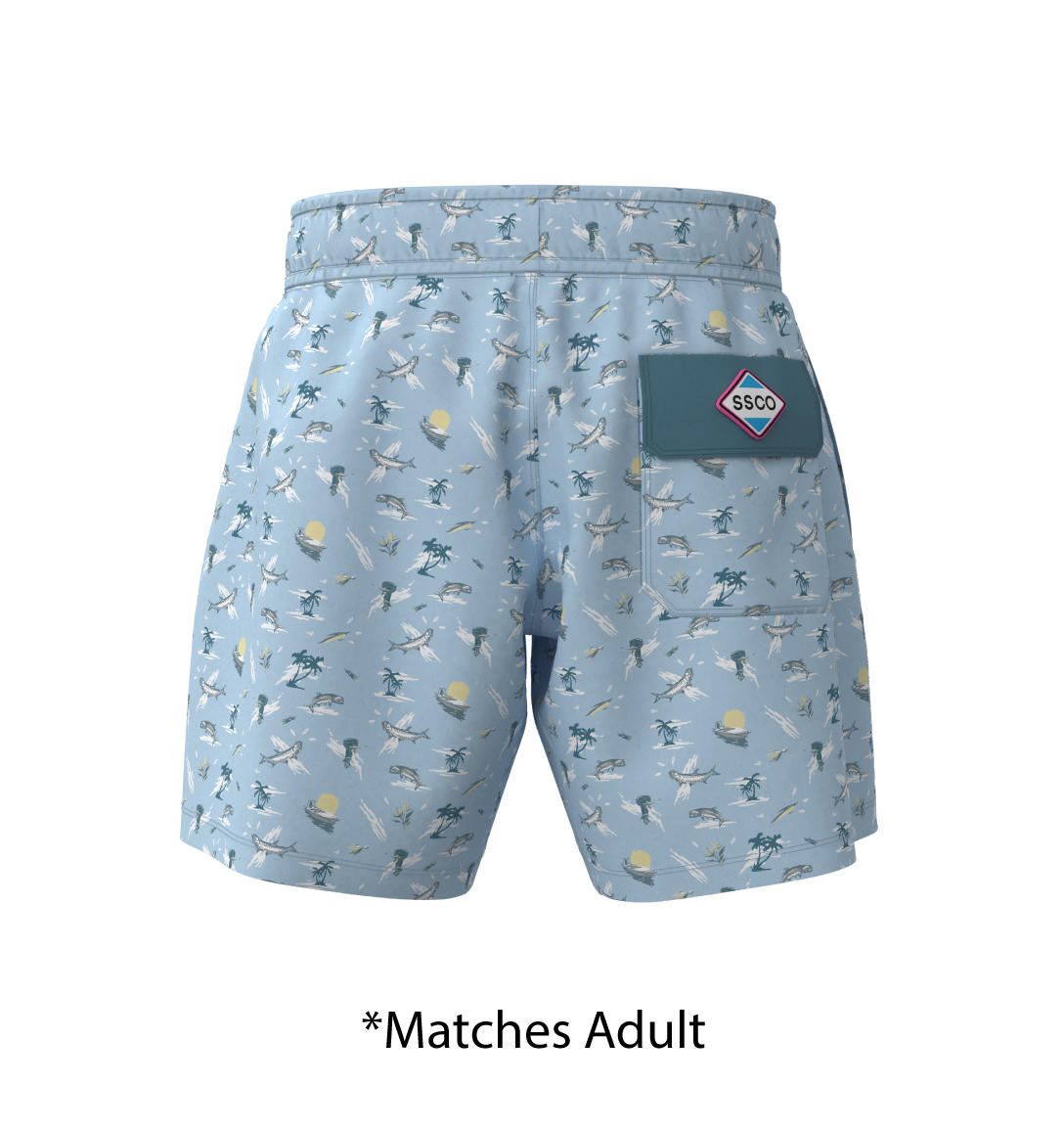 Boats N Coves Swim Shorts - 6" inseam