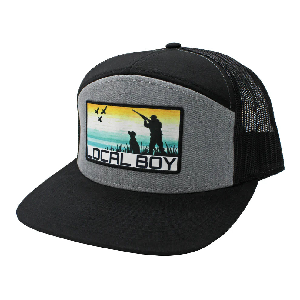 Local Boy Taking Aim Patch Hat