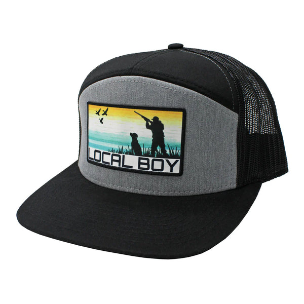Local Boy Taking Aim Patch Hat