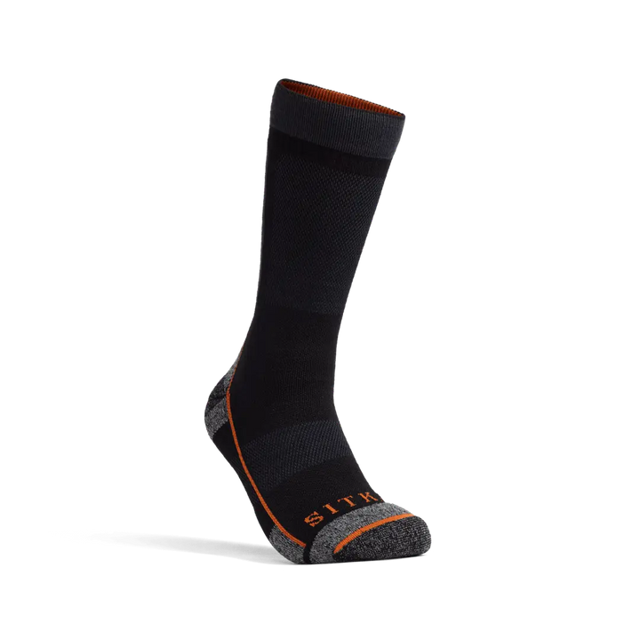 Mid Weight Crew Sock - Sitka Black